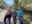 Mensen langs het Rail Away-spoor…